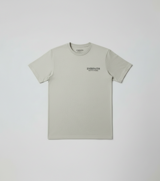 EverFaith Christian Outdoor T-Shirt – Cross & Mountain Graphic Tee for Men & Women