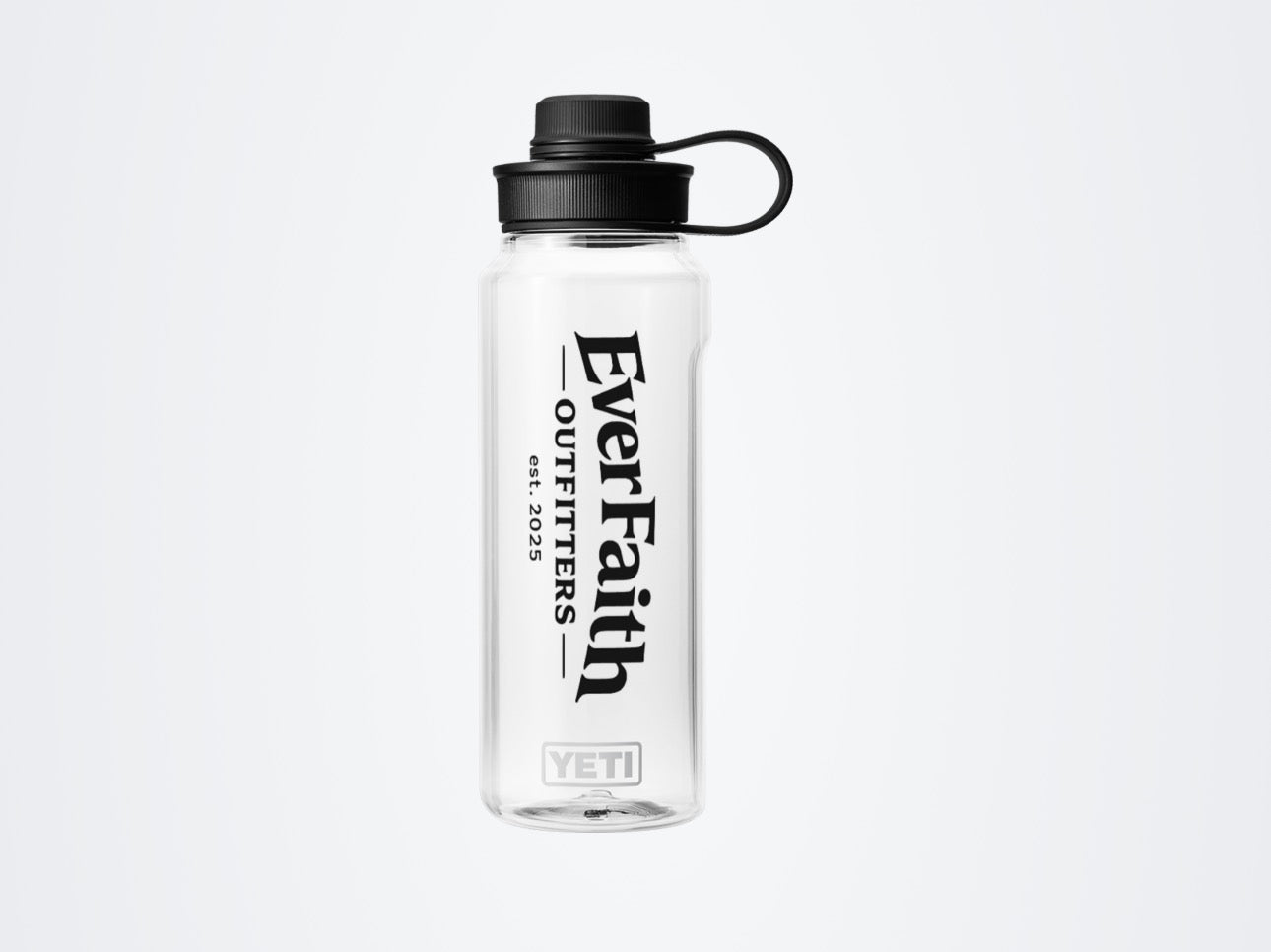EverFaith Custom YETI® Yonder Water Bottle – 34oz Clear