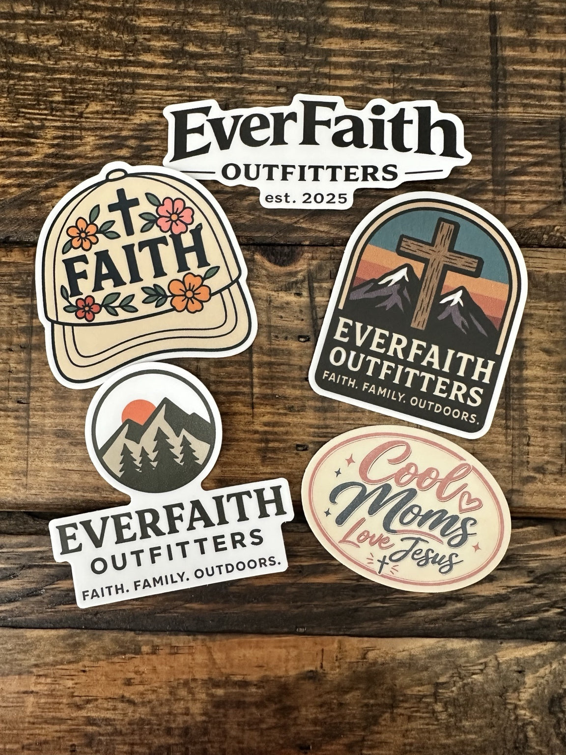 EverFaith Outfitters Logo Sticker