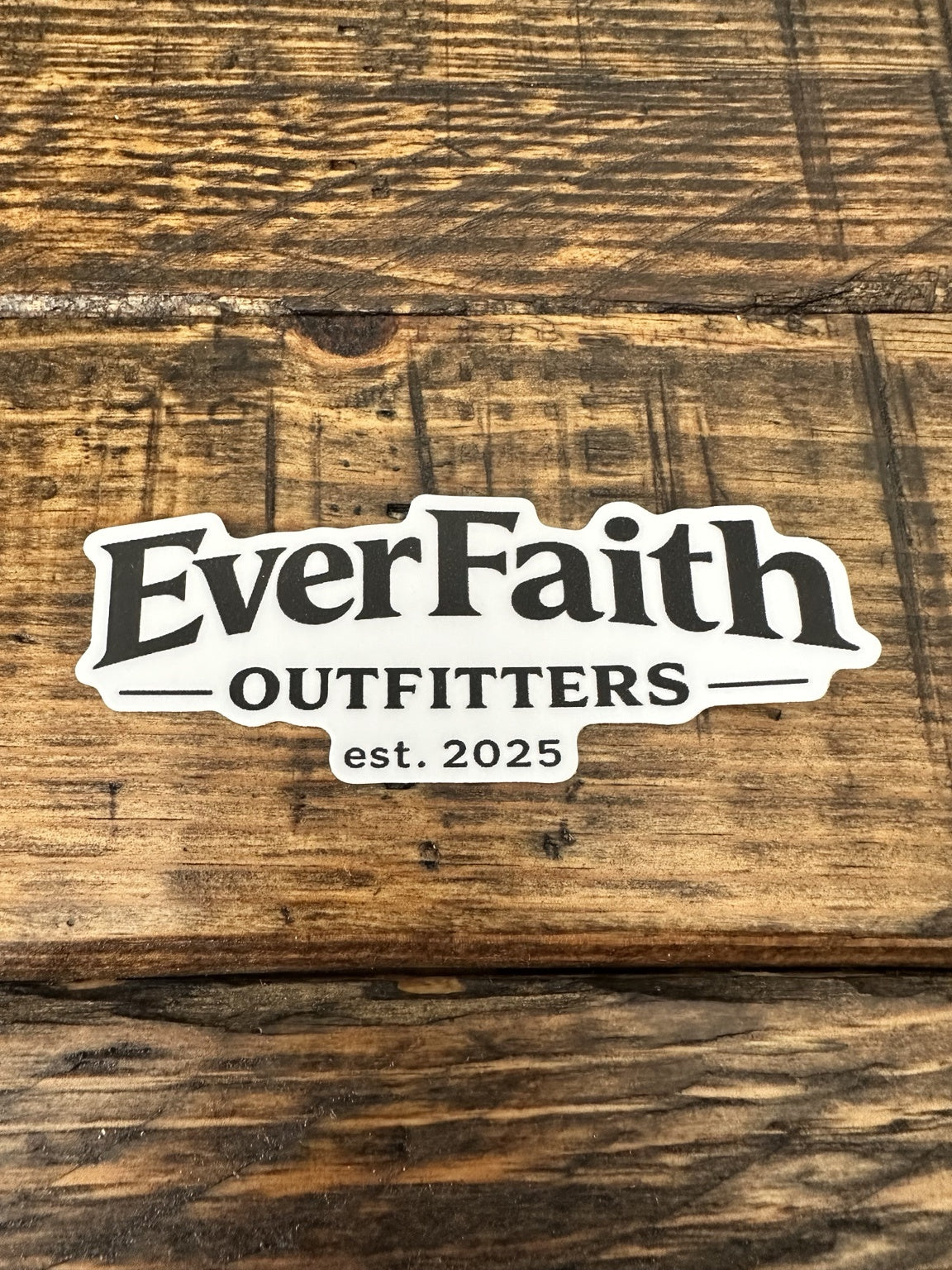 EverFaith Outfitters Logo Sticker