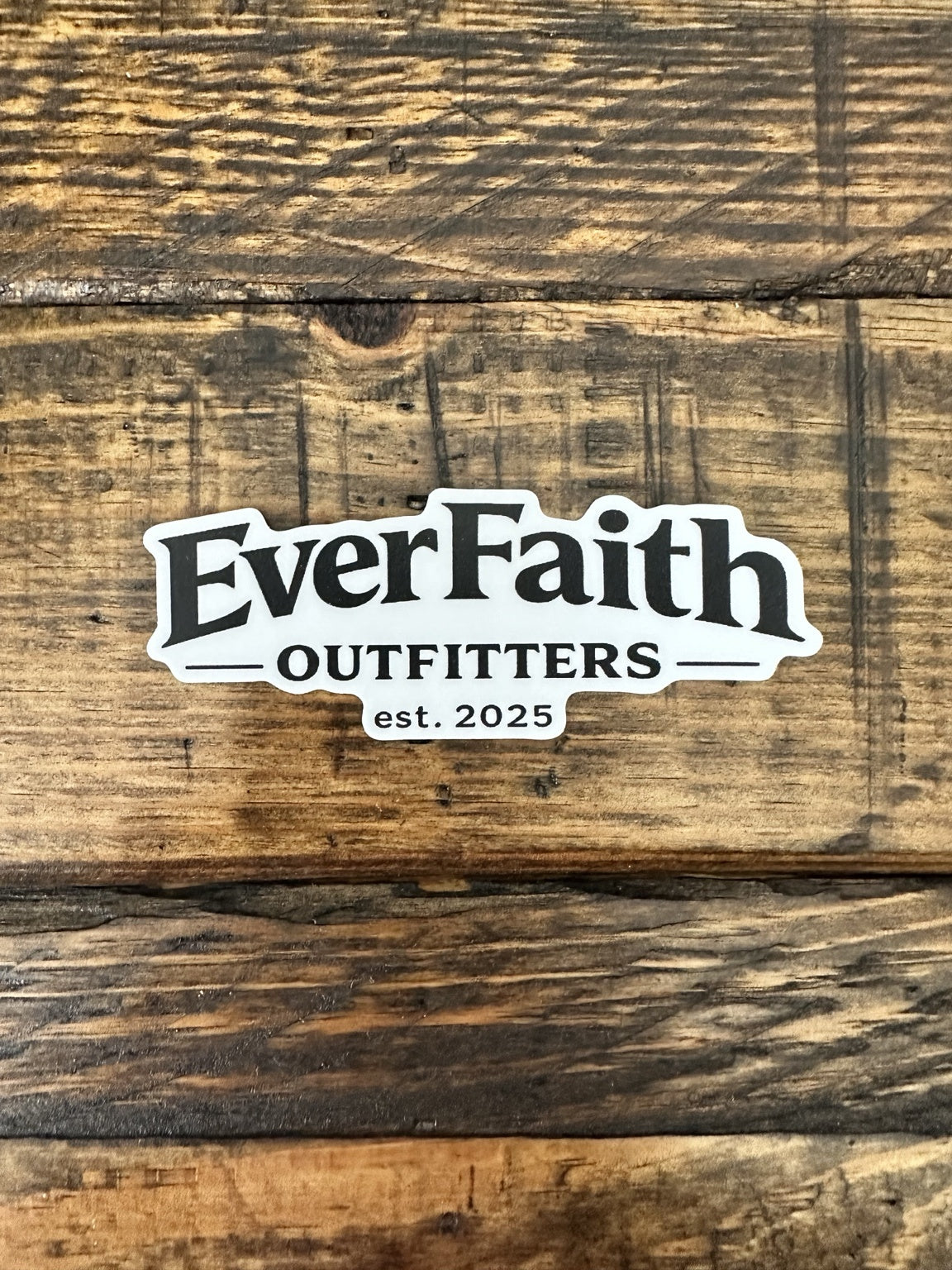 EverFaith Outfitters Logo Sticker