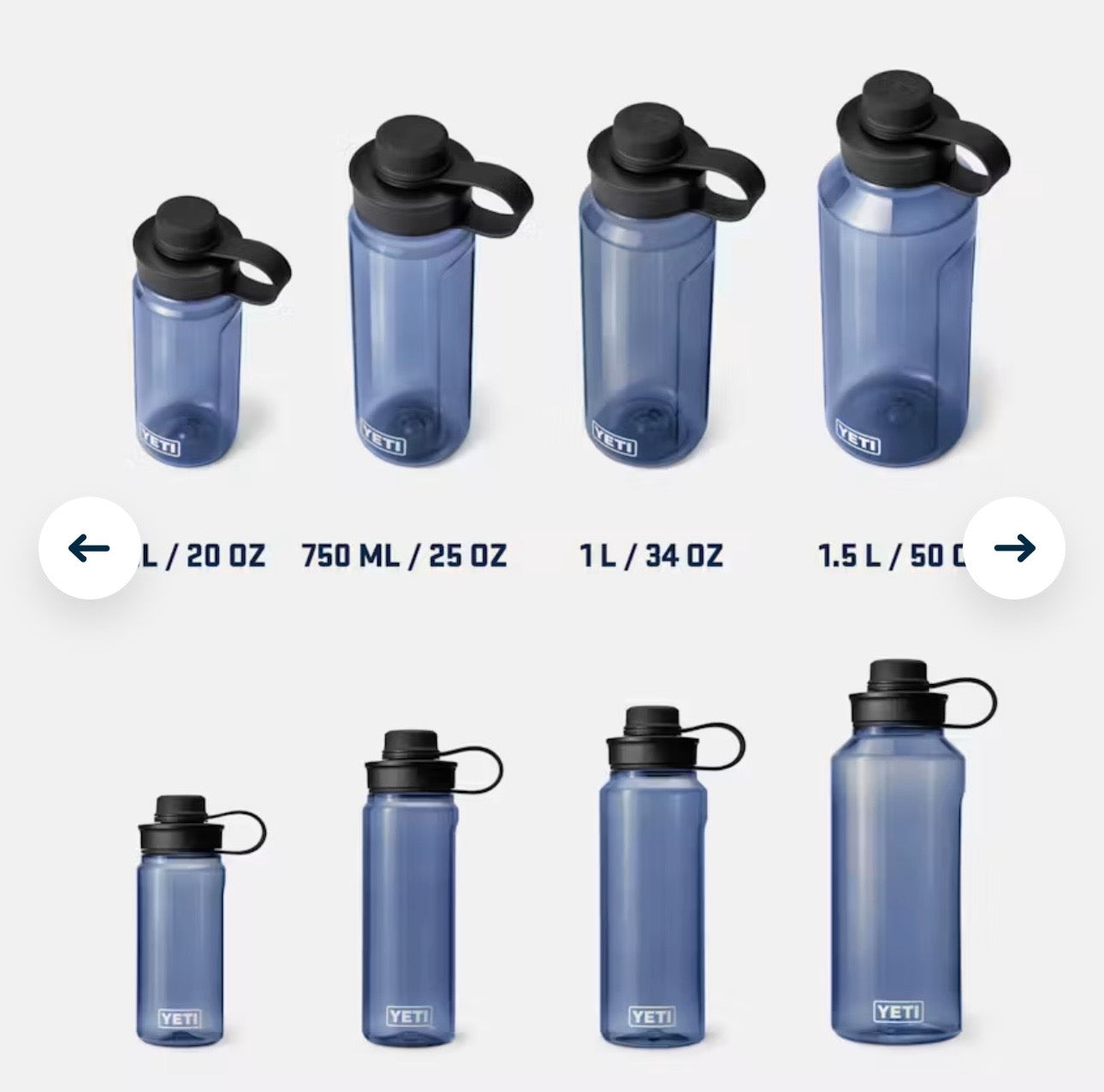 EverFaith Custom YETI® Yonder Water Bottle – 34oz Clear